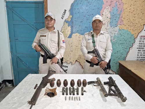 16 looted arms, 11 types ammunition recovered in Manipur