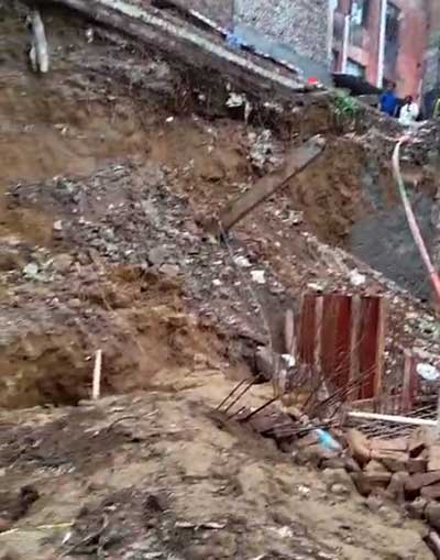 2 dead, 6 injured after mud from under construction building slides in Delhi