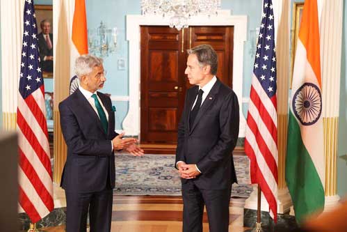 After meeting, Blinken thanks Jaishankar for hosting Biden in Delhi