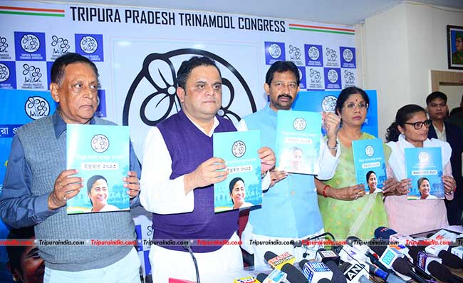 Bengal mode of development in Tripura - TMC releases manifesto for assembly poll