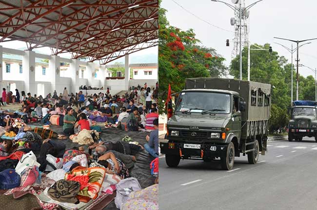 Army continues flag marches in violence-hit Manipur districts, govt issues 'shoot at sight' order