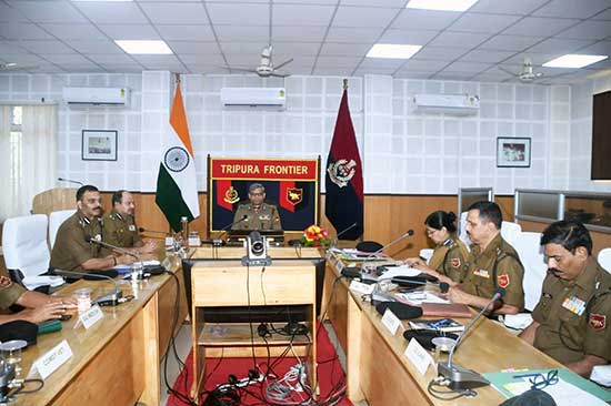 Ashwani Kumar Sharma takes charge as new IG, BSF Tripura