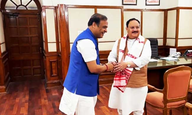 Assam CM, Nadda meet Shah; discuss govt formation in Tripura, Nagaland