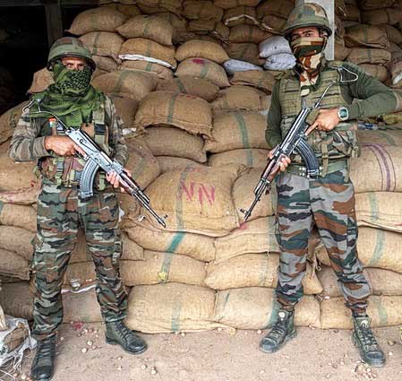 Assam Rifles, Customs seize smuggled areca nuts consignment in Mizoram