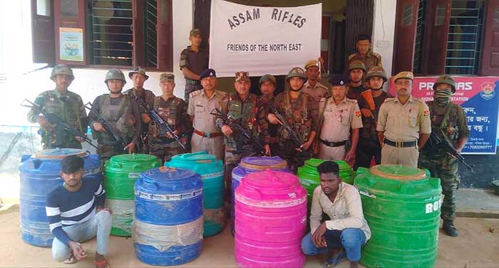 Assam Rifles seizes cannabis worth over Rs. 2 Crore