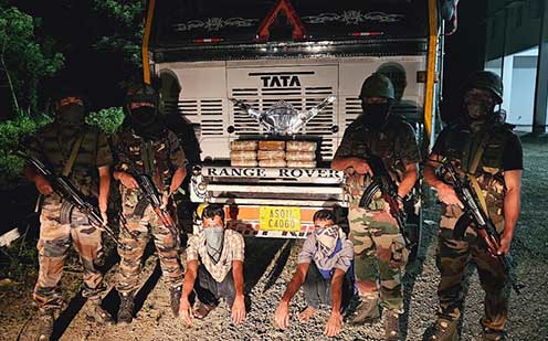 Assam Rifles seizes drugs worth Rs 14.04 Crore from Teliamura