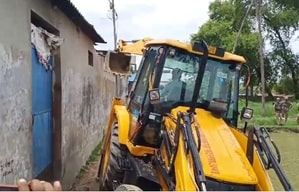 Ayodhya gang-rape accused Moin Khan's bakery demolished