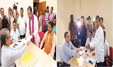 BJP, CPI-M Rajya Sabha nominees from Tripura file nomination papers