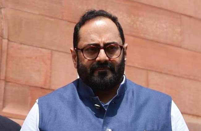 MoS Rajeev Chandrasekhar to arrive tomorrow