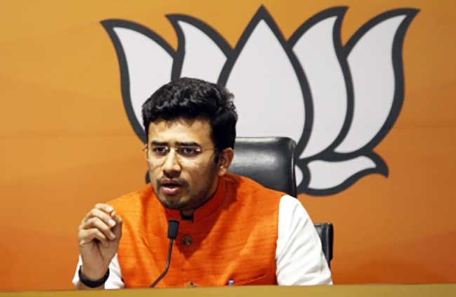 BJP MP Tejasvi Surya allegedly opened emergency exit of IndiGo flight