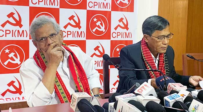 BJP using money & muscle power to win Tripura polls: Sitaram Yechury