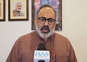 World has understood that J&K is integral part of India: Rajeev Chandrasekhar