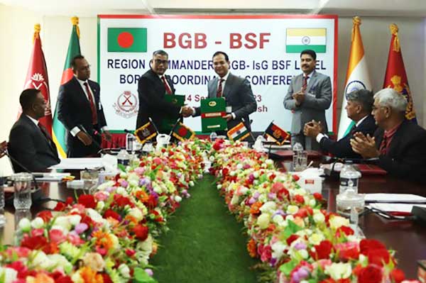 BSF, BGB to tighten vigil against drugs smuggling, infiltration along India-B’desh frontiers