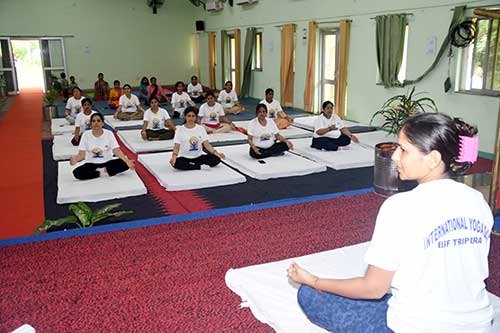 BSF celebrates 10th International Day of Yoga