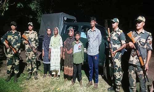 BSF nabs five Bangladeshi nationals in Tripura