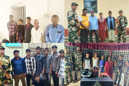 Bangladeshi convicted by Tripura court, 29 nationals of neighbouring country held by BSF