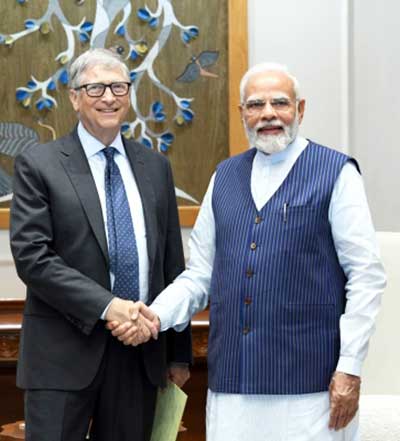 Conversation with PM Modi left Bill Gates 'more optimistic than ever' about India's progress