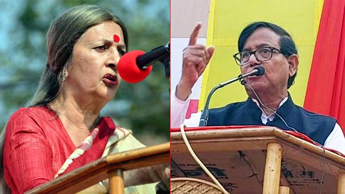 Brinda, Salim accuses BJP of dividing country in the name of religion