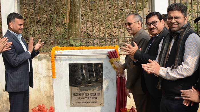 CJ inaugurates host of facilities in Tripura HC