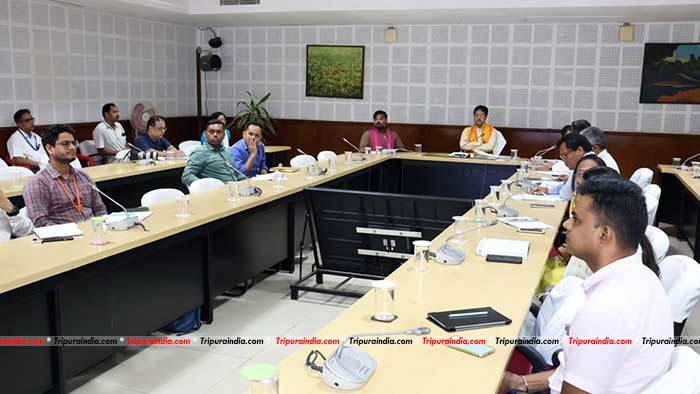 CM, Sushanta chairs review meeting of the Food and Civil Supplies department