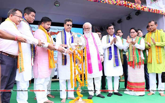 CM inaugurates Kharchi Puja, vows to safeguard culture, traditions of 19 tribes