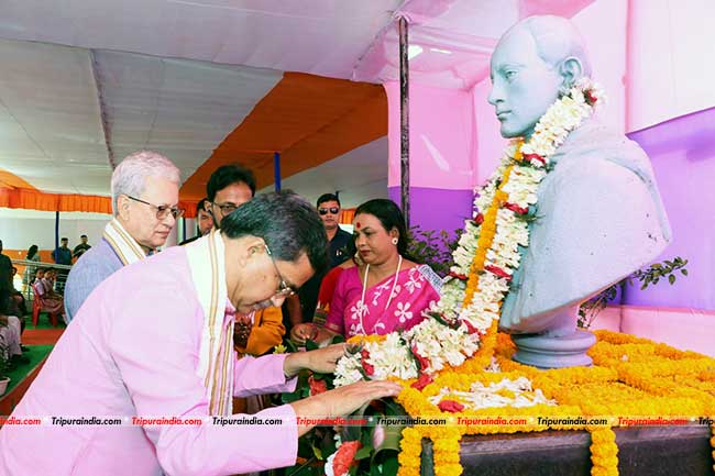 CM Dr. Manik Saha pays tribute to evergreen music composer Sachin Dev Barman on his 117th birth anniversary