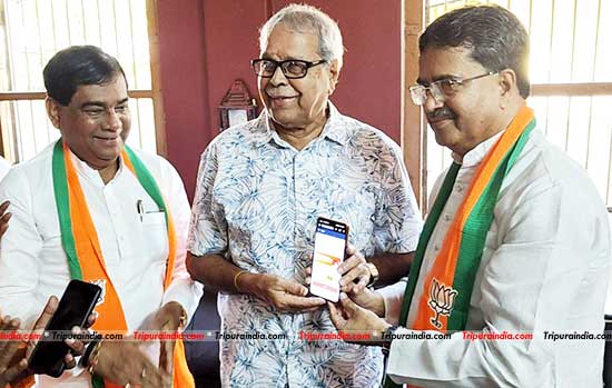 BJP’s membership drive gaining ground; CM Dr Manik Saha attends membership drive in his AC