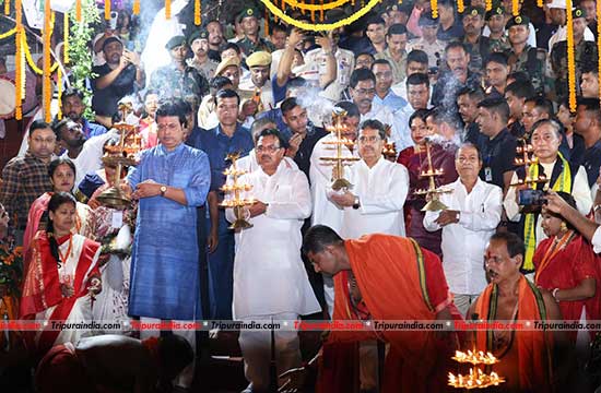 Tripura Govt working to enhance religious tourism; CM Dr Manik Saha inaugurates 3-day long Diwali festival in Tripurasundari temple