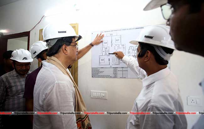 CM Dr. Manik Saha inspects Light House, Township Project work in Agartala; instructs officials to expedite work