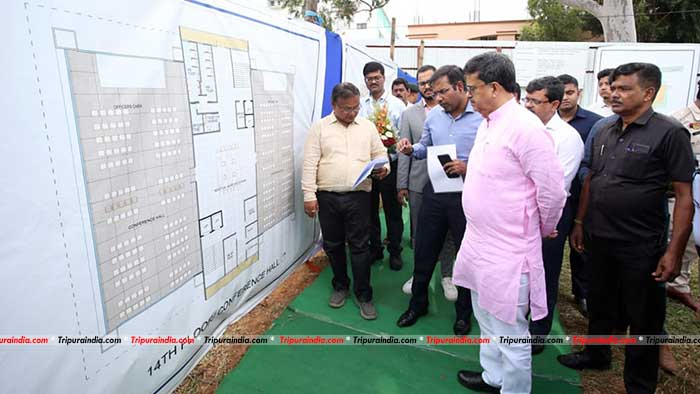 CM Dr. Manik Saha inspects infrastructural projects; says, Govt working to grow infrastructures in Tripura