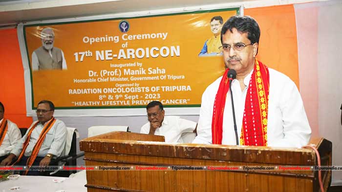 CM Dr. Manik Saha stresses on more awareness to curtail cancer surge