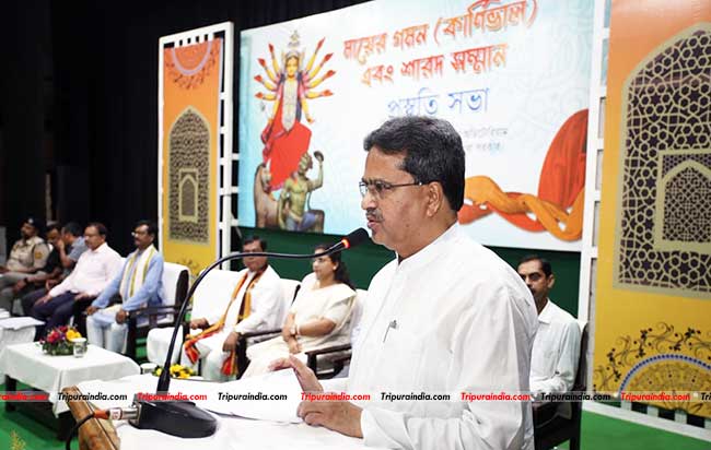 CM Dr. Manik Saha urges for peaceful Durga Puja festival; Carnival on Oct 26