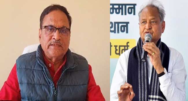 CM Gehlot accepts Raj Cong Chief Whip Mahesh Joshi's resignation