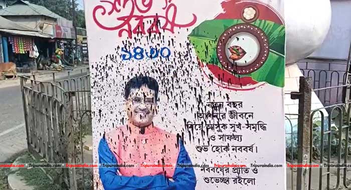 Posters featuring CM Dr. Manik Saha defaced; BJP demands action