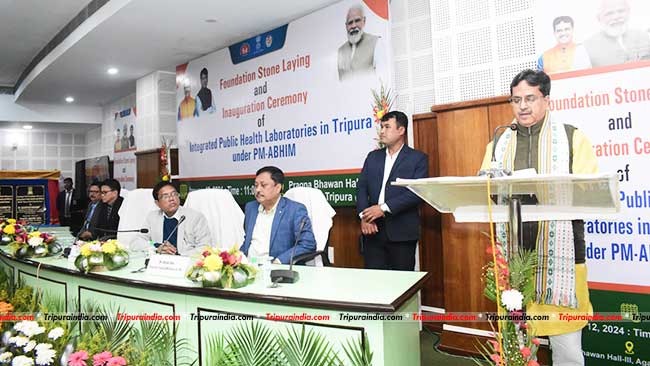 Integrated Public Health Laboratory to fortify health infrastructure in Tripura: CM Dr Manik Saha