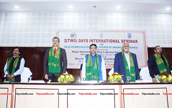 CM Dr Manik Saha inaugurates 2-day international seminar on Raja Ram Mohan Roy