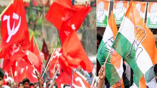 Following Bengal line, Cong-CPI(M) work on seat sharing for Tripura polls