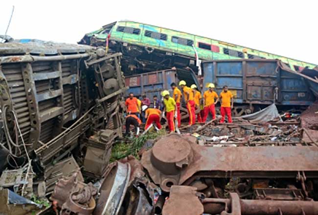 Odisha tragedy: Coromandel Express derailed, rammed into goods train, dashed with Howrah SF Express