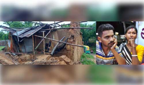 Couple buried, children injured after house collapses in Tripura