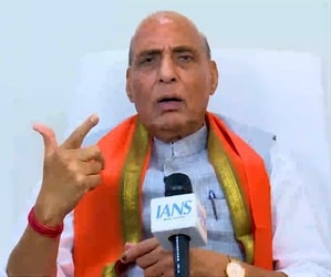 IANS Interview: Rs 31,000 cr exports in 2024, as against Rs 800 cr in 2014, says Rajnath Singh on 'atmanirbharta' in Defence