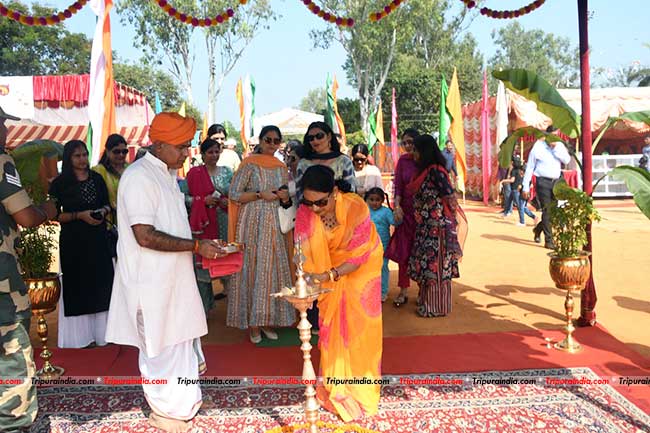 Diwali mela held at BSF Frontier Head Quarter at Shalbagan