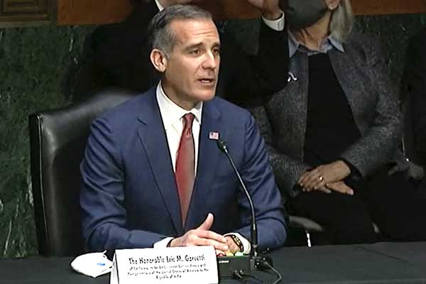 Garcetti confirmed as US Ambassador to India