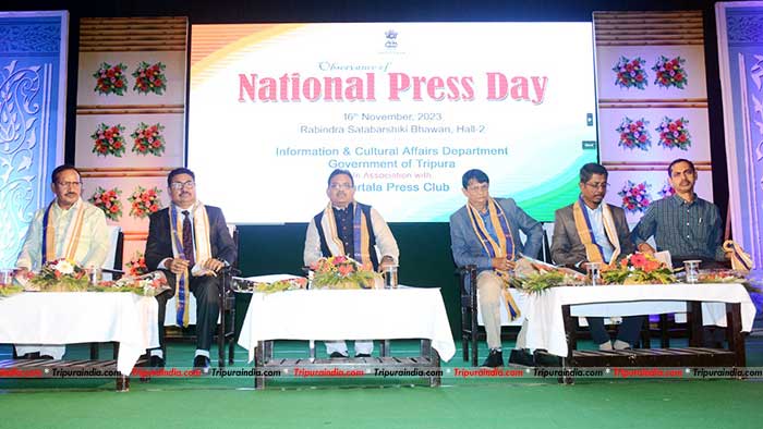 Govt committed to work for welfare of journalists: FM Pranajit Singha Roy on National Press Day