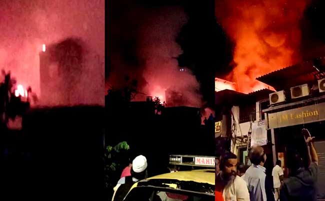 Mumbai: Massive fire rages through Dharavi shops, no casualties