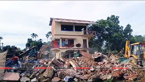 Govt demolishes Bharat Ratna Sangha Club amidst allegations of illegal activities