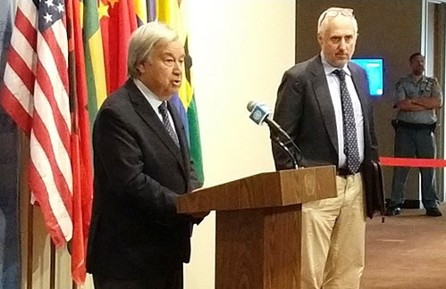 Guterres going to G20 summit with messages of global financial reform, fighting climate change