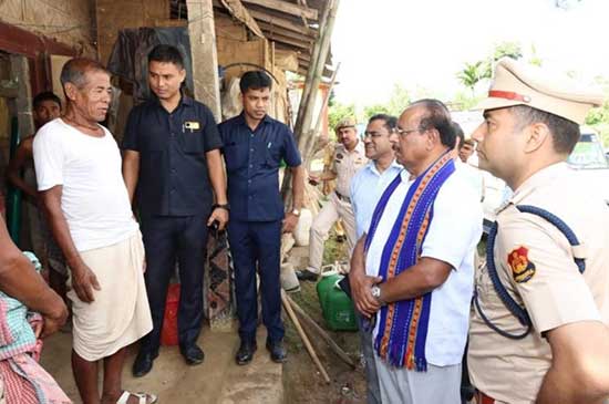 Guv visits remote areas; instructs officials to resolve problems in Dhalai