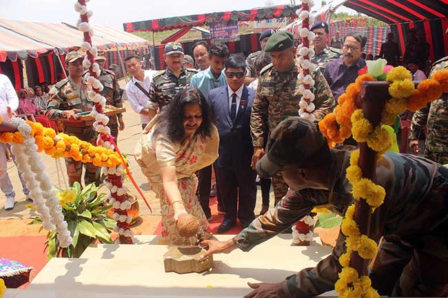 Army helps in construction of blind school in Assam village