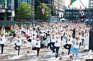 Indian Embassy celebrates International Yoga Day in Washington