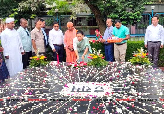 Tripura observes Gandhi Jayanti with full reverence and tribute